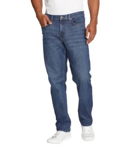Eddie Bauer Men's Classic Straight Fit Stretch Denim Jeans - Picture 1 of 14