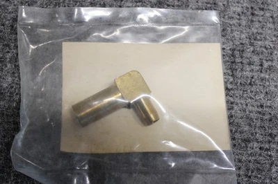 1956 - 57  THUNDERBIRD CHOKE TUBE INLET BRASS ELBOW 9877R - Image 1 of 2