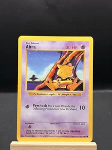 Pokemon TCG Abra 43/102 Shadowless Base Set - Bild 1 von 2