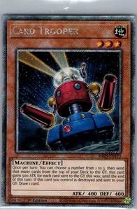 Card Trooper (Quarter Century Secret Rare) RA03-EN172 - Yu Gi Oh Card - NM - Picture 1 of 2