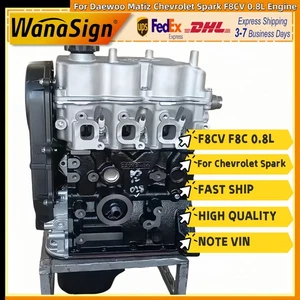Long Block Engine Assembly Fit For Chevrolet Spark F8CV F8C 0.8L L3 Cylinders - Picture 1 of 5