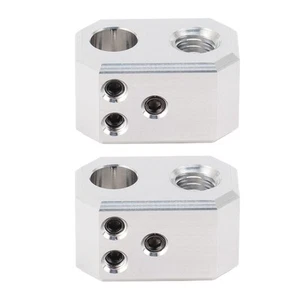 2x 3D Printer Hotend Heater Block Professional Heater Block For Prusa I3 MK4 FY - Afbeelding 1 van 24
