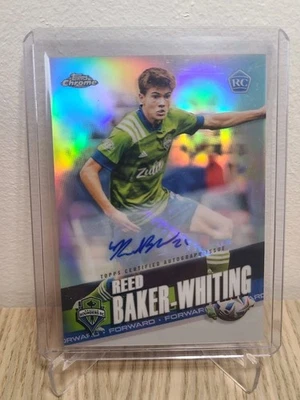 Reed Baker-Whiting Rookie Auto 2022 Topps Chrome MLS Seattle Sounders LEAGUESCUP - Image 1 of 3