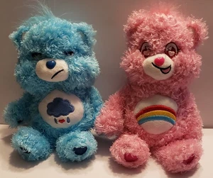 Peluche Care Bears Grumpy & Cheer Bear 8" San Valentino - pelliccia sintetica - Foto 1 di 5