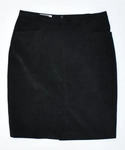 PERTE BY KRIZIA Womens Pencil Skirt W30 Medium Black Viscose Vintage BI05 - Picture 1 of 3
