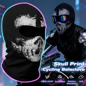 Motorrad Spiel Sturmhaube Haube Geist Totenkopf Full Face Cover CS Halloween Maske Männer - Bild 1 von 15