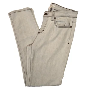 Jeans slim Eileen Fisher Petite cotone biologico taglia 10 P sbiancato dal sole grigio chiaro - Foto 1 di 10