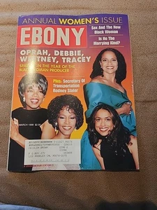 1998 EBONY MAGAZINE OPRAH, WHITNEY HOUSTON FROM THE ESTATE OF RAY, CECILIA BROWN - Picture 1 of 8