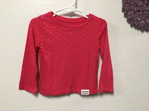 Carters Baby Girl Shirt Absolutely Fabulous Size 3T Pink Gold Stars 66  - Picture 1 of 4