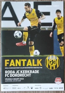 Programm Niederlande 4.3.2022 Roda JC Kerkrade - FC Dordrecht - Picture 1 of 1