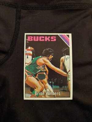 1975 Topps Brian Winters rookie basketball card #143 Milwaukee Bucks EX+ - Image 1 of 2