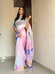 Readymade Saree Blouse Choli, Handmade Design Saree Blouse, Customized Blouse - Picture 1 of 5