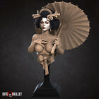 Geisha with Umbrella - Anatomical Bust -Bite the Bullet - D&D Mini
