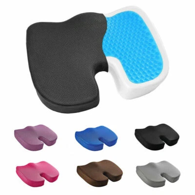 Cooling Gel Memory Foam Seat Cushion Coccyx Tailbone Car Chair Pillow Orthopedic - Image 1 of 4
