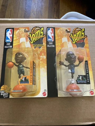 NEW Lot of 2 KEVIN GARNETT 1999-00 Mattel NBA Jams Court Collection Cover