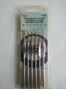 Wright BOYE STEEL CROCHET HOOKS Sizes 0 - 1 - 7 - 8 - 9 - 10 Made in USA NWT - Picture 1 of 3