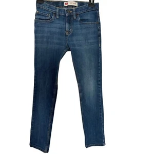 Levi's 510 Skinny Jeans Boys Blue Denim Slim Fit Adjustable Waist 10 Reg - Picture 1 of 3