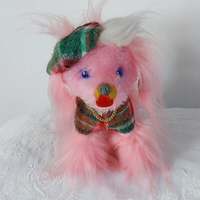 Vintage Petit chien en Peluche des Années 70 TBE no Steiff - Photo 1/4