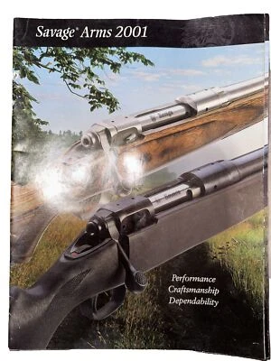 2001 Savage Arms Fold-Out Sales Brochure Catalog - Image 1 of 4