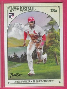 2023 Topps X Bob Ross The Joy of Baseball JORDAN WALKER #10 St. Louis Cardinals - Picture 1 of 2