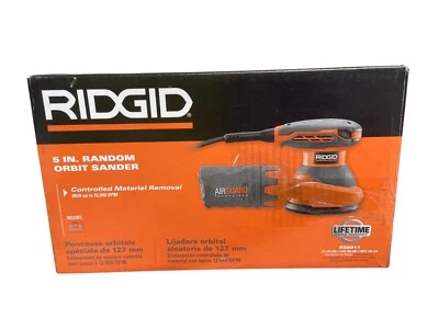 Ridgid R26011 5 дюймов орбитальная шлифовальная машина случайным образом (проводная) - Изображение 1 из 4