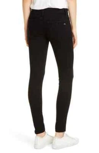 NUEVOS Pantalones de mezclilla Rag & Bone para mujer Cate de altura media talla 32 sin decoloración negros lavados - Imagen 1 de 12