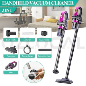 Handheld Vacuum Cleaner 3 In 1 Stick Handstick Vac Bagless Cordless Lightweight - Picture 1 of 16