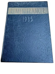 1935 WALNUT HILLS HIGH SCHOOL, Cincinnati YEARBOOK - The Remembrancer - Imagen 1 de 10