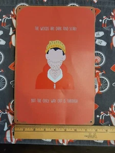 BoJack Horseman Metal Tin Sign Cartoon Poet Robert Frost - Picture 1 of 3