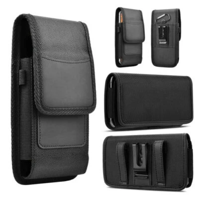 Cell Phone Holster Pouch Wallet Rugged Case With Belt Clip For iPhone Samsung US - Image 1 of 4
