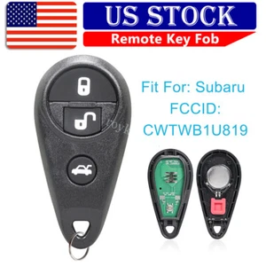 Replacement For 2010 2011 2012 2013 Subaru Forester Remote Car Key Fob 4 Buttons - Foto 1 di 10