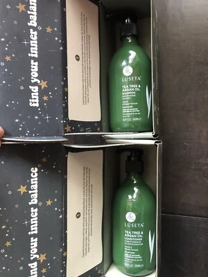 2 PACK Set- Luseta Tea Tree & Argan Oil Shampoo & Conditioner 16.9oz Brand NEW - Image 1 of 4