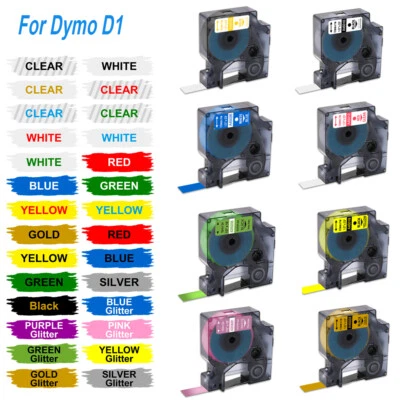 40910 45013 40913 Cinta 6/9/12/19/24 mm para impresora Dymo D1 Label Manager 160 280 Foto 1 de 4