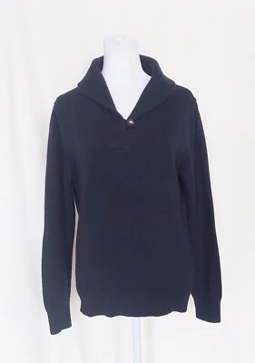 Brooks Brothers Women's Medium Italian Lambswool Cowl Neck Sweater Blue - Image 1 of 4