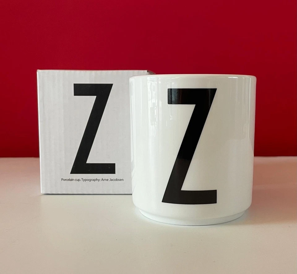 design letters Becher Porzellan Z - Bild 1 von 1
