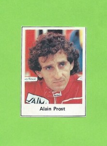 1985-86 Swedish Buster Triss I Ess #50 Alain Prost France