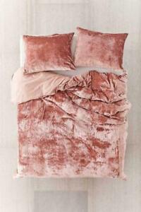 Ultra Luxury Crushed Velvet Duvet Cover Bohemian Bedding Stylish UO Comforter
