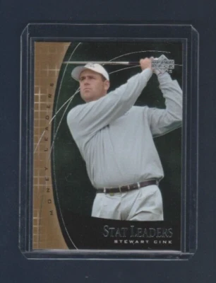 2001 Upper Deck Golf Stat Leaders # SL21 Stewart Cink - Image 1 of 2