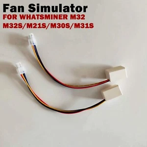 2Pcs Fan Simulator For Bitcoin Miner Mining Whatsminer M32/M32S/M21S/M30S/M31S - Picture 1 of 9