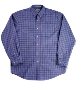 L.L. Camisa a Cuadros Bean Para Hombre Botones Ajuste Tradicional Bolsillo Frontal Talla Mediana - Imagen 1 de 10