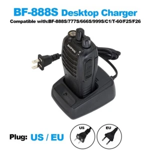 Baofeng BF-888S Walkie Talkie Ładowarka biurkowa - AC 100-240V, wtyczka amerykańska / eu - Zdjęcie 1 z 11