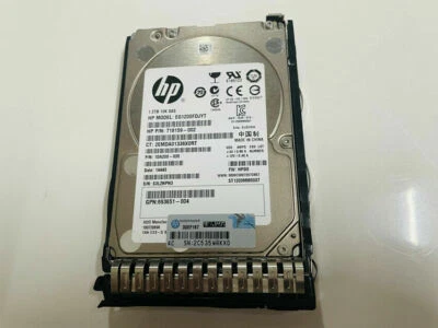 718162-B21 HP 1.2TB 6G SAS 10K 2.5in DP ENT SC HDD 718159-002 718292-001 - Image 1 of 4