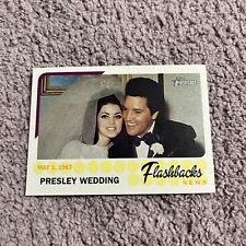 2016 Topps Heritage News Flashbacks Priscilla Presley Elvis Wedding #NF-PW