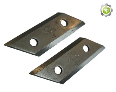 2x Wendemesser Messer passend für   King Craft  2500R   Häcksler Gartenhäcksler - Bild 1 von 2