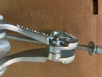 Anvil - Beam Clamp fig 228 fit beam 3"-- 7" Rod Sz5/8",Forged Steel plated new - Image 1 of 4