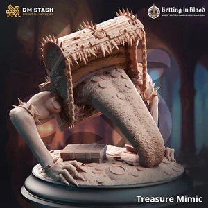 Treasure Mimic/DND miniature/DM Stash/3DPrinted - Picture 1 of 4