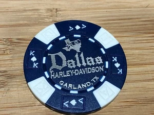 Harley Davidson Poker Chip Garland Texas - Picture 1 of 2