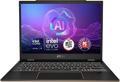 MSI Summit 13 AI+ Evo A2VMTG-017US 13.3" FHD+ Laptop 32GB LPDDR5X, 2TB NVMe SSD - Image 1 of 4