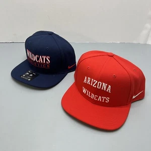 Lot Of 2 Fanatics Nike UA University of Arizona Wildcats Pro Cap Hat Sz M/L - Picture 1 of 5