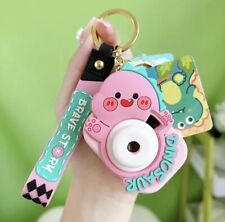 Dinosaur Projector Keyring, Harajuku, Back To School Gift, Decora Kei